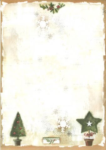 Дизайн-бумага Decadry 12127, Рождественские украшения, Новый год, (А4, 90 г, 12 л.)