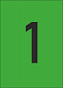 Самоклеящиеся этикетки зеленого цвета на листах А4 (возможны любые размеры)